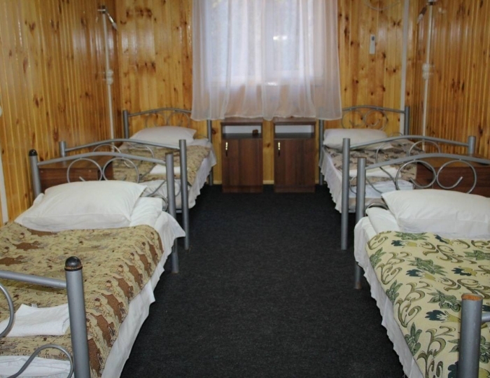 Номер стандарт с 4 односпальными кроватями - Отель «Радоновый источник» Ткварчели