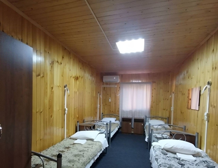 Номер стандарт с 4 односпальными кроватями - Отель «Радоновый источник» Ткварчели